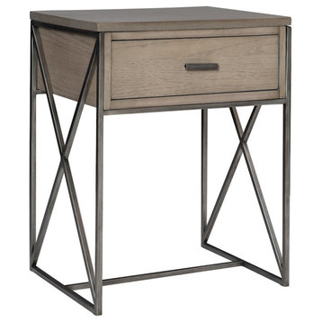 Uttermost Cartwright Gray Side Table, 25367