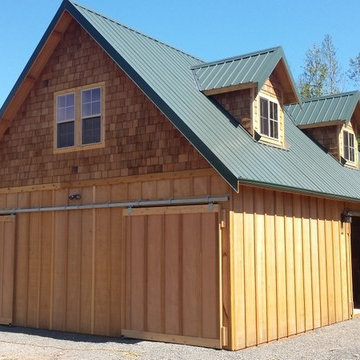 3 stall Horse Barn, with storage loft