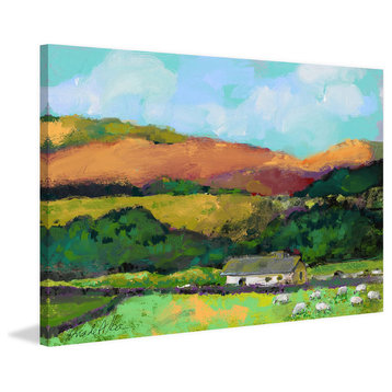 Marmont Hill, "Cotswold Countryside" by Arthur Pina on Wrapped Canvas, 18x12