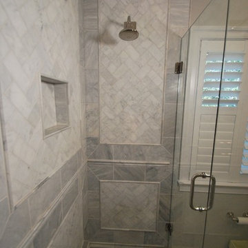 Gray Marble Shower