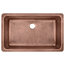 Porter Farmhouse Apron-Front Handmade 36" Single Bowl Sink, Antique Copper
