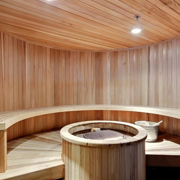 Master Sauna - The Party Palace - Custom Ranch on Acreage