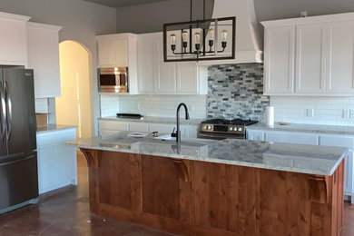Inspiration for a transitional kitchen remodel in Other