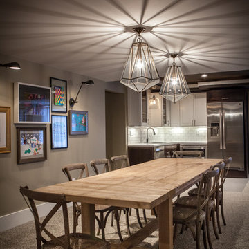 Chic and Casual Lower Level Renovation