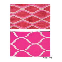 Velvet Ikat Pillow Cover - Decorative Pillows