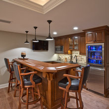 "office" or bar area for a drink?