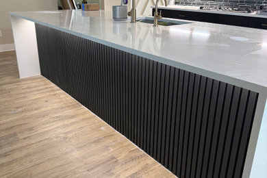 Inspiration for a modern kitchen remodel in Austin
