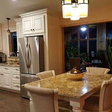 Spanish style kitchen inspired by local school
