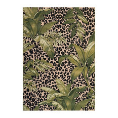 Liora Manne Marina Safari Indoor/Outdoor Rug, Green, 3'3"x4'11"