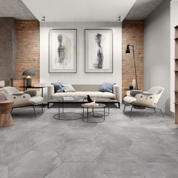 Icon Smoke Hex Living Room