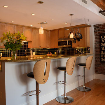 Boston harborfront condo blends nautical with industrial chic