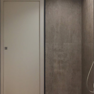 Brutal and minimal bathroom
