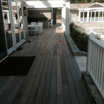 Large deck for entertaining