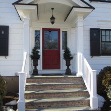 Outside and fireplace brick