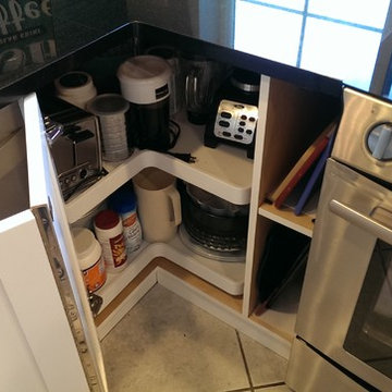 Shaker style painted kitchen