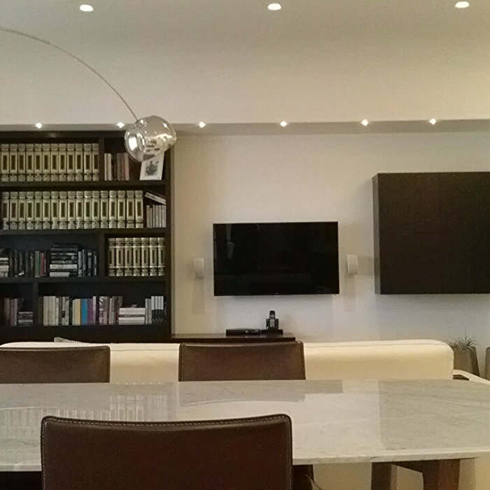 Minimalist dining room photo in Bari