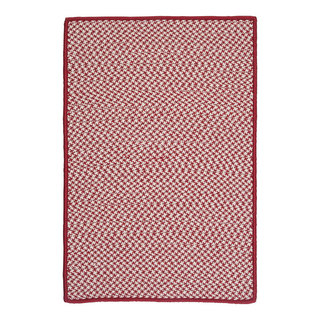 Outdoor Houndstooth Tweed Indoor/Outdoor Rug Rustic Farmhouse OT19, 7 ...