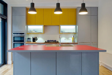 Example of a minimalist kitchen design in Limerick