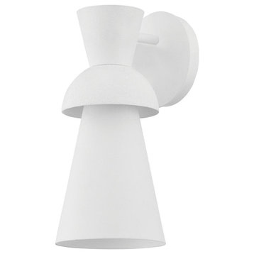 Troy Lighting B7901-GSW Florence 1 Light Wall Sconce in Gesso White