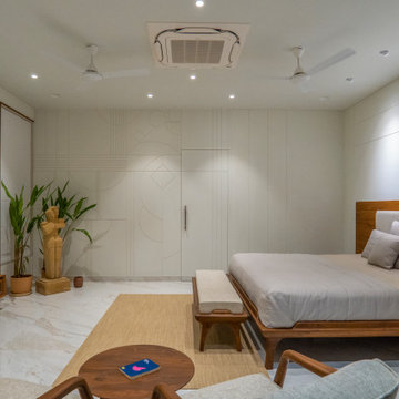 Master bedroom wall design