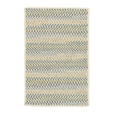 Chapman Wool Rug, Peacock Blue, 2'x3'