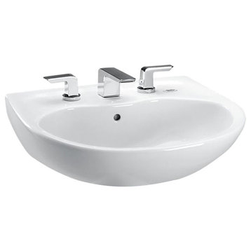 Toto LT242.4G#01 Cotton White Prominence Pedestal Sink Basin