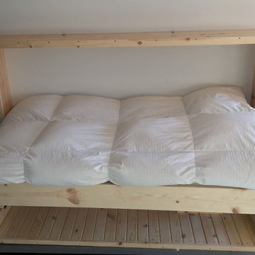 Contemporary Rustic HiddenBed from Solid Pine