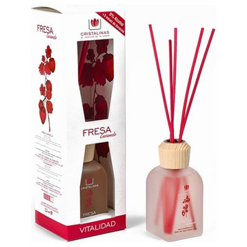 Cristalinas Reed Diffuser, 100ml, Strawberry (Fresa)
