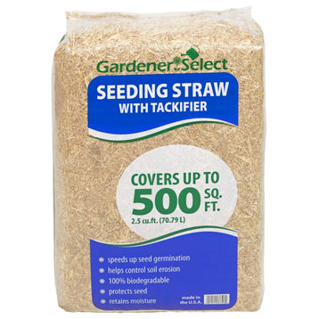 Gardener Select Seeding Straw with Tackifier, 2.5 Cubic Feet