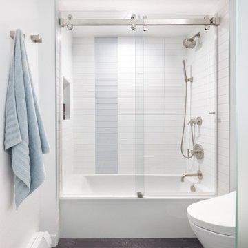 Modern Masculine Guest Baths