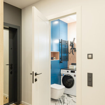 Vibrant Harmony in a Modern Apartment - Finished Interior