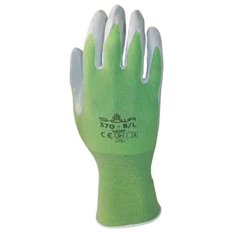 Showa Atlas Nitrile Gloves, Bright Green, Medium