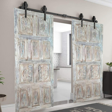 Rustic Vintage  Barn Door Panel
