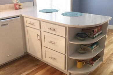 Inspiration for a transitional kitchen remodel in Boston