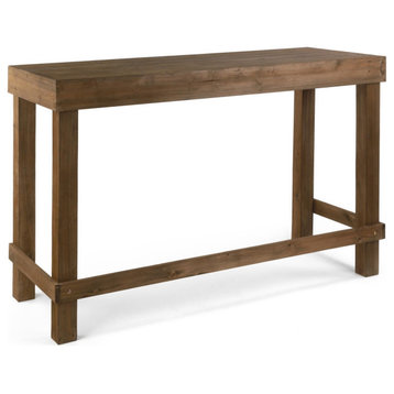 39.5" High Wood Console Table