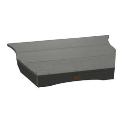 Highwood USA - Adirondack Tete-a-Tete Connecting Table, Coastal Teak - Outdoor Side Tables