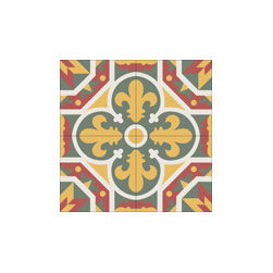 "San Isidro" 8x8 Encaustic Cement Tiles - Wall And Floor Tile