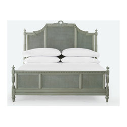 Beauvier French Cane Bed - Beds