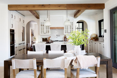 Inspiration for a large farmhouse home design remodel in Vancouver