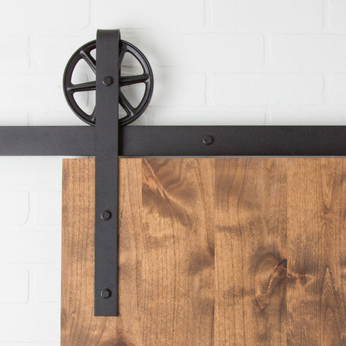 Sliding barn door hardware