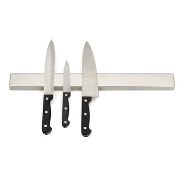 RSVP Stainless Steel Deluxe Magnetic Knife Bar, 18 Inch
