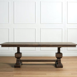 Alden Expandable Rectangular Dining Table in Vintage Mink - Dining Tables