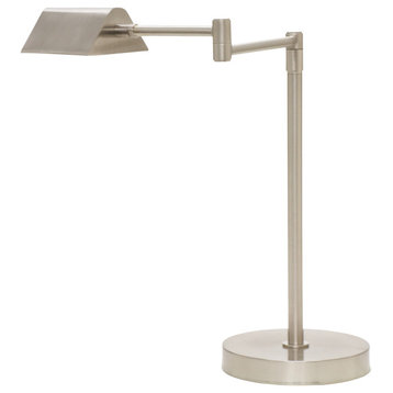 House of Troy D150 Delta 1 Light 18"H Integrated LED Swing Arm - Satin Nickel