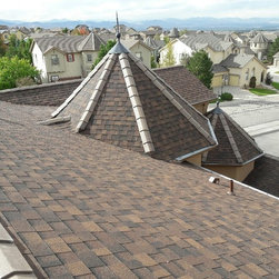 Tile ridges on asphalt roof - Products