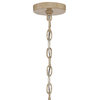 Crystorama Jayna 4-Light Chandelier JAY-A5004-BS, Burnished Silver