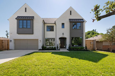 Trendy exterior home photo in Houston