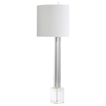 Quantom 33" Table Lamp in Clear