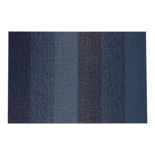 Chilewich Blue Stripe Woven Indoor/Outdoor Floormat 36x60 + Reviews