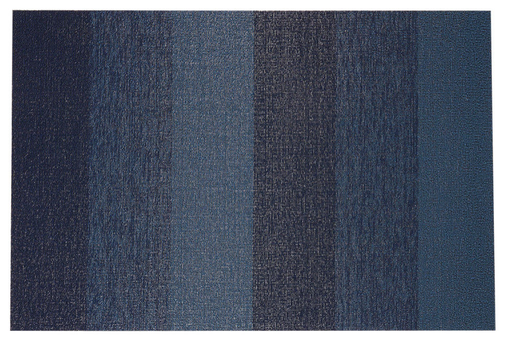 Marbled Stripe Shag, Bay Blue, 36"x60"