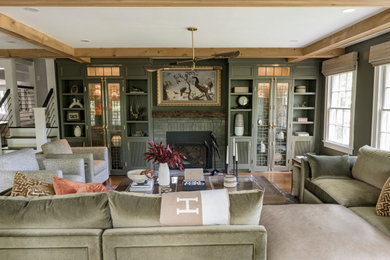 Living room - living room idea in New York